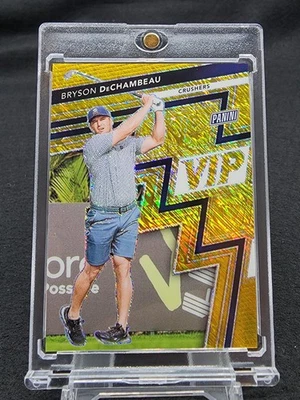 Bryson Dechambeau 2025 Panini National VIP Gold Shimmer #D /10 Crushers 1/1 - Image 1 of 3