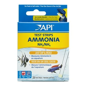 API AMMONIA TEST STRIPS Freshwater and Saltwater Aquarium Water Test Strips - Picture 1 of 5