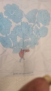 Jack Dempsey Nadelkunst großes Kreuzstich-Sampler oder Quilt-Center, Schmetterling - Bild 1 von 8