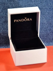 "Pandora"  Vintage  White  Jewelry box - Picture 1 of 5