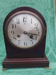 Junghans 8 Day Striking Mantel Clock Good Working Order - Picture 1 of 11