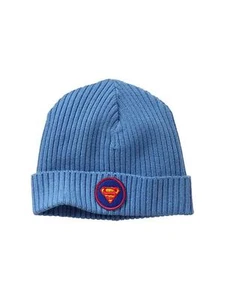Cappello berretto Superman nuovo con etichette bambino GAP cibo spazzatura maglia blu NUOVO bambino ragazzi 4T 5T - Foto 1 di 1