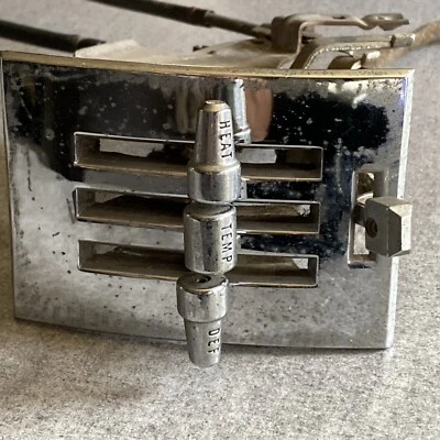 1964 1965 1966 FORD MUSTANG HEATER CONTROL PANEL ASSEMBLY 3-SPEED # 64F-99345-M - Image 1 of 4