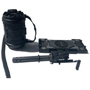 McFarlane Toys 1999 Metal Gear Solid Vulcan Raven Accessory Lot Barrel Gun Base - Picture 1 of 9