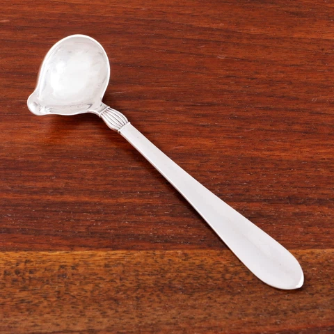 JENS ANDERSEN DANISH MID-CENTURY MODERN STERLING SILVER SAUCE LADLE NO MONOGRAM Cover