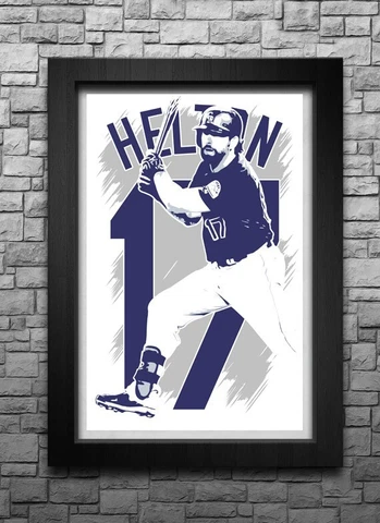 TODD HELTON art print/poster COLORADO ROCKIES FREE S&H! JERSEY Q9 Cover
