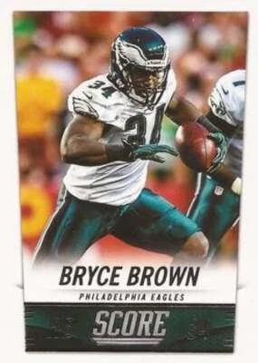2014 Score #168 Bryce Brown NM-MT Eagles - Image 1 of 2