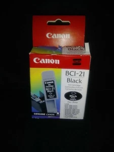 Canon BCI-21 Schwarz & BCI-21 Tri-Color Original Canon Tintenpatrone Combo  - Bild 1 von 4