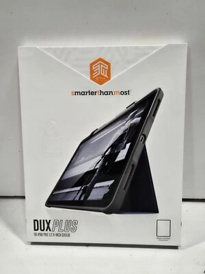 STM Smarter Than Most Dux Plus iPad Pro 12.9 inch Black Case Cover Stand 2018 - Image 1 of 2