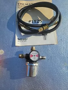 SCHRADER DUAL TIRE PRESSURE EQUALIZING SYSTEM VISUAL 1125 - 100 PSI MADE IN USA - Picture 1 of 6