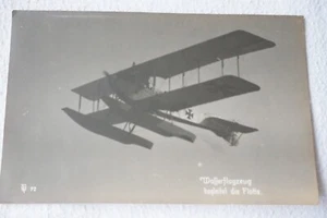 Wasserflugzeug Seaplane Flying Boat Plane Postcard - Picture 1 of 2