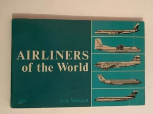 "Airliners of the World" By Len Morgan 1966 Black and White Photos/ Small Book - Foto 1 di 7