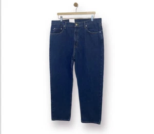 NWT Vintage Polo Jeans Co Mens Blue Denim Relaxed Jeans Size 30x32 - Picture 1 of 8