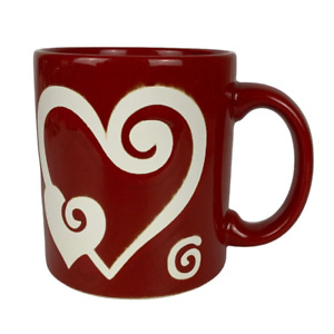 Waechtersbach Coffee Mug Cup Red Hearts Love Valentines Day Germany