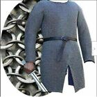 9mm Extra Large Size Full Sleeve Chainmail Shirt Round Riveted With Flat Washer