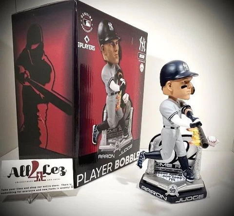 NEW YORK YANKEES AARON JUDGE "62 HOME RUNS 2022" BOBBLEHEAD FOCO #/d ~ NIB Cover
