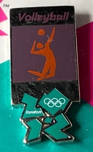 Insignia prendedor olímpico de voleibol ~ Juegos de Verano de Londres 2012 ~ Pictograma - Imagen 1 de 6