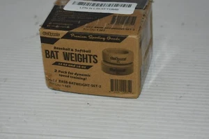 Pesas de bate de béisbol y softbol GoSports - Paquete de 2 donas de béisbol de 12 y 16 OZ - Imagen 1 de 4