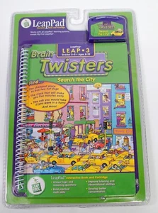 Leap Frog LeapPad Brain Twisters SEARCH THE CITY Interactive Book & Cartridge - Picture 1 of 2