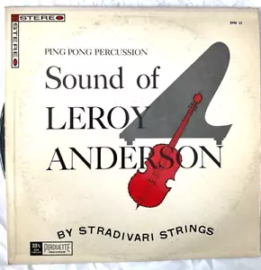 Vinyl Schallplatte Tischtennis Percussion Sound von Leroy Anderson Piroutte RFM32 LP gebraucht - Bild 1 von 5