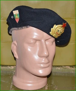 Bulgarian NAVY Marines black Beret uniform Cap 1970's - Picture 1 of 5