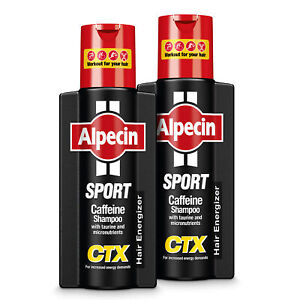 Alpecin Anti Hair-Loss Shampoo for Men with Taurine Caffeine Regrowth 2x 250ml