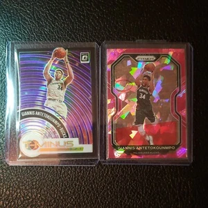 Giannis Antetokounmpo 2020-21 Donruss Optic T-MINUS Prizm Card #15 & pink prizm - Picture 1 of 6