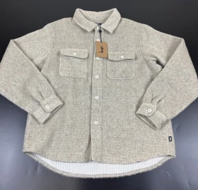 Camisa CPO de lana moteada Stüssy talla L Foto 1 de 4