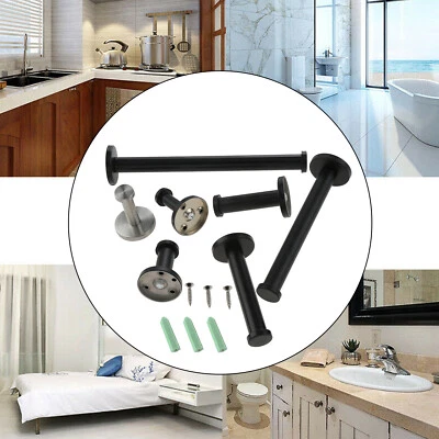 1/5 piezas gancho de pared montaje en pared bata toalla ropa armario baño percha Foto 1 de 4