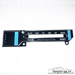 NEW 66-67 LeMans GTO A/C Heater Control LENS Air Conditioning AC 1966 1967 - Picture 1 of 3