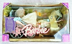 VHTF BARBIE PRINCESS COLLECTION: CINDERELLA, HORSE & CARRIAGE. BRAND NEW IN BOX! - Picture 1 of 5