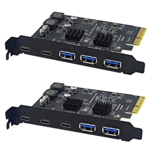 Enhances PC Connectivities USB 10Gbps Expansion Card for PC Fast Data Transfer - Picture 1 of 10