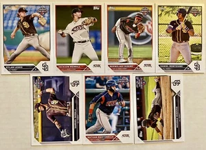 SAN DIEGO PADRES 2023 Topps Pro Debut BASE TEAM SET (7 Cards) Jackson Merrill+ - Picture 1 of 2