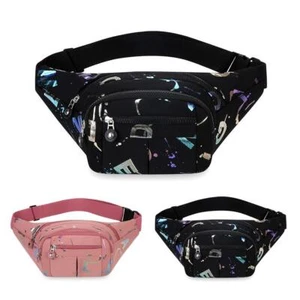 Large Capacity Waist Bag for Women Waterproof Oxford Casual Waist Packs Hot J1 - Picture 1 of 20