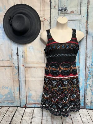 Vestido Ronnie Nicole Colorido Crochet Look Sin Mangas Para Mujer’s 12 - Nuevo Con Etiquetas Foto 1 de 4