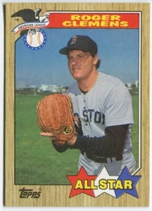 1987 Topps #614 Roger Clemens Boston Red Sox All-Star - Picture 1 of 2