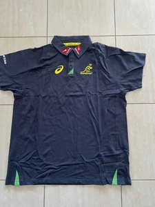 wallabies men's adult rugby media polo shirt (sizes) - Bild 1 von 2