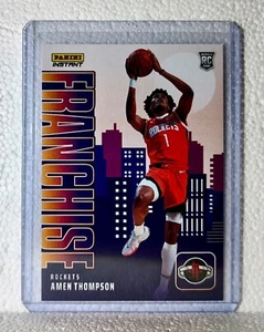 Tarjeta de baloncesto franquicia Amen Thompson 2023-24 NBA #26 Houston Rockets 1/485 - Imagen 1 de 2