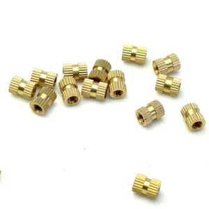 M6 M8 Brass Thread Inserts Nuts Copper injection Plastic Knurl Nut Various Sizes - Picture 1 of 4