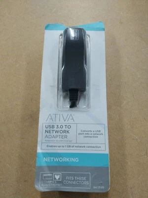 Ativa USB 3.0 To Network Adapter 529-878 Converts USB Port To Network Connection - Image 1 of 2