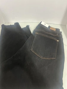 Jeans donna Judy blu taglie forti 16 W curvy vita alta nuovo con etichetta nero lavato - Foto 1 di 11