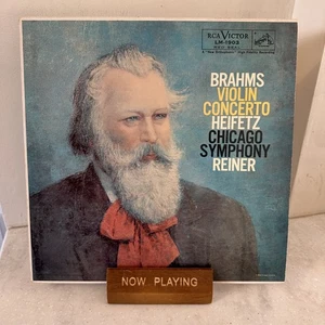 Brahms, Heifetz, Reiner – Violin Concerto - Vinyl Record LP - VG+/VG+ - Picture 1 of 2