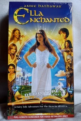 Ella Enchanted RARE Demo VHS Tape - Image 1 of 4