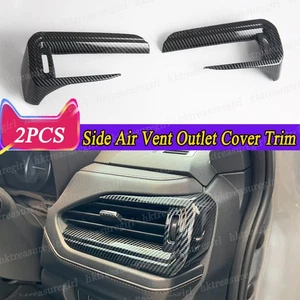 For Subaru Forester 2025+ Carbon Fiber Console Side Air Outlet Vent Cover Trims - Picture 1 of 12