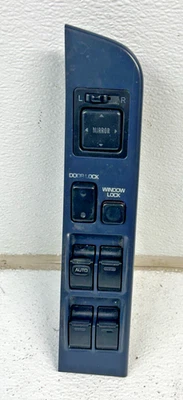 1990-1995 Toyota 4Runner power window switch master control panel w Blue bezel - Image 1 of 4