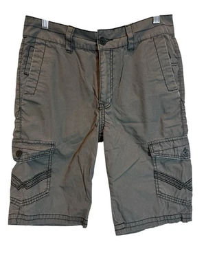 Pantalones Cortos Negros Hebilla Para Hombre 30 Ajuste Estándar Carbón Carga Rock Y2K Foto 1 de 4