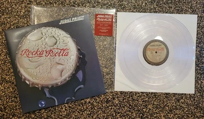 Judas Priest - Rocka Rolla - 2024 50th Anniversary Glass Clear 180g Vinyl NM - Image 1 of 4