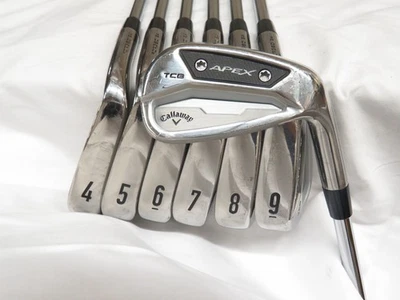Used Callaway Apex TCB Forged Iron Set 4-10 KBS $-Taper 120 Stiff Flex Steel S - Image 1 of 4