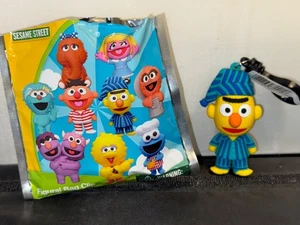 Monogram Sesame Street Bert In Pajamas 3D Figural Bag Clip Keychain Series 3 - Picture 1 of 1