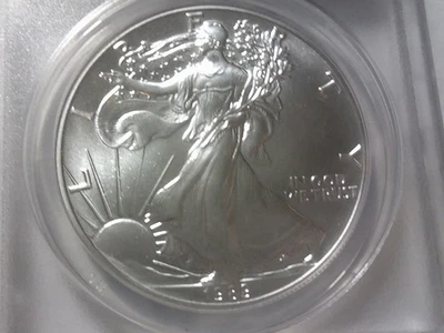 1989 Silver Eagle  Anacs MS-69 - Image 1 of 3